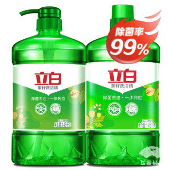 立白 茶籽洗潔精 1.45kg 2瓶 商品好價